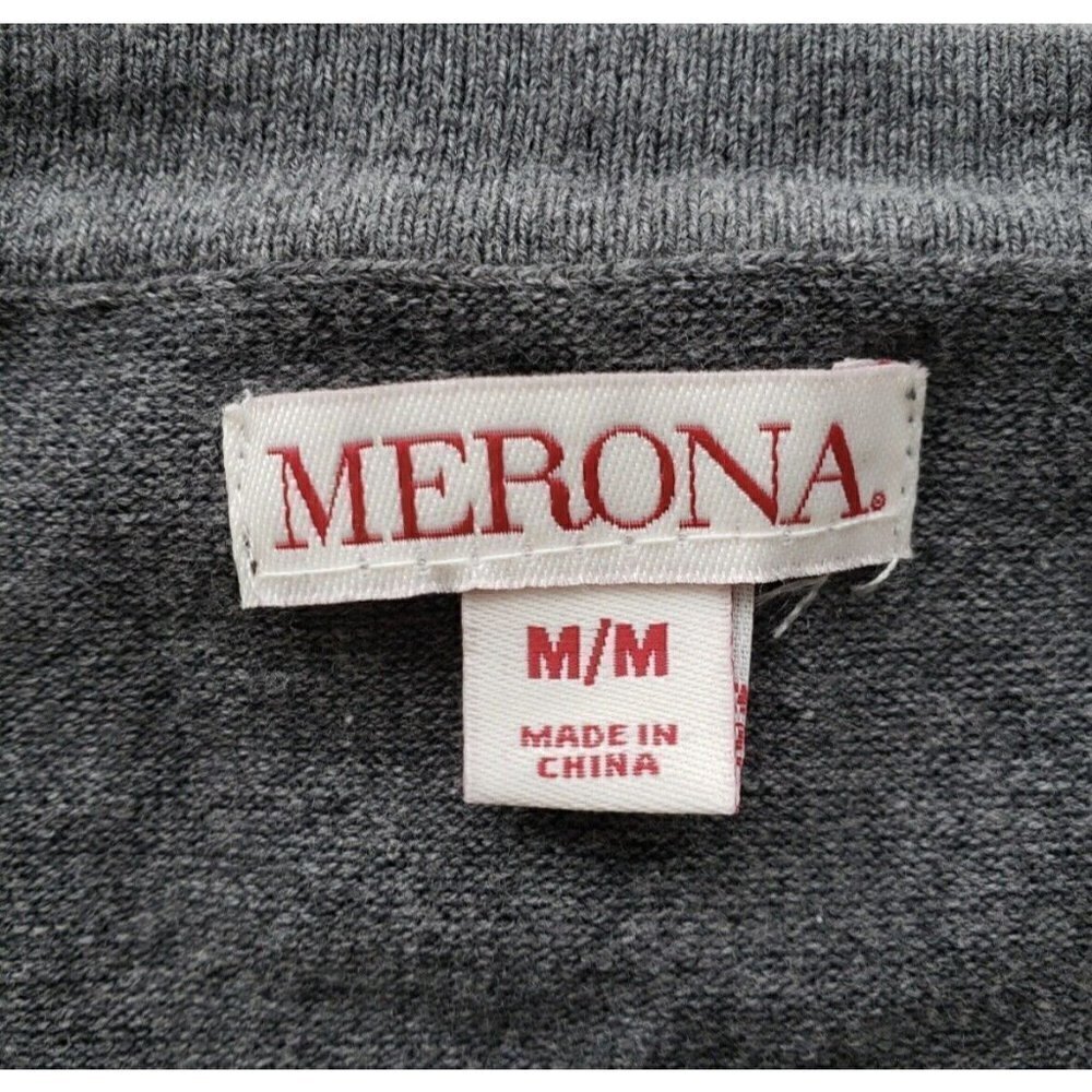 Office buttons Cardigan Sweater dark gray MEDIUM - Picture 14 of 15